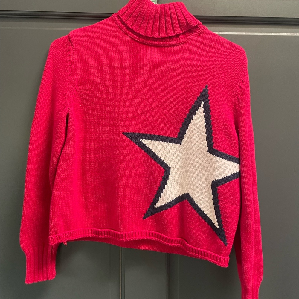 Norton Petites Red Star Sweater